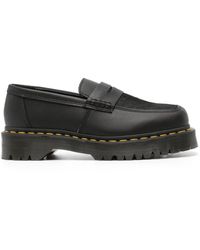 Dr. Martens - Penton Bex Quilon Slip-on Leather Loafers - Lyst