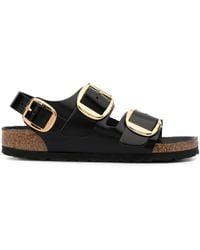 Birkenstock - Milano Big Buckle Sandals - Lyst