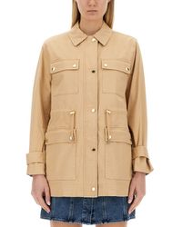 Michael Kors - Jacket With Cargo Pockets - Lyst