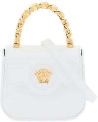 Versace - Patent Leather 'la Medusa' Mini Bag - Lyst
