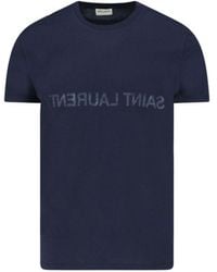 Saint Laurent - Reverse T-Shirt - Lyst