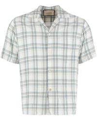 Gucci - Printed Short Sleeved Shirt - Lyst
