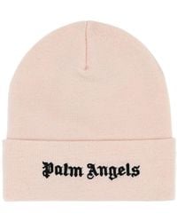 Palm Angels - Logo Cotton Beanie - Lyst