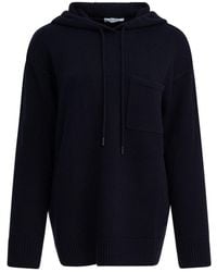 Max Mara - Wool And Cashmere Hooded Sweater - Lyst