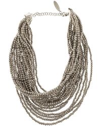 Brunello Cucinelli - Necklace In 925 Silver - Lyst
