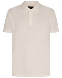 Emporio Armani - Knitted Cotton Polo Shirt - Lyst