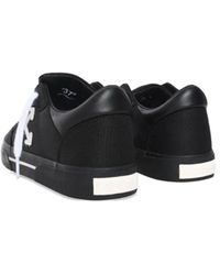 Off-White c/o Virgil Abloh - Vulc Low Black - White - Lyst