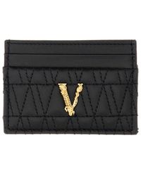 Versace - Card Holder "Virtus" - Lyst