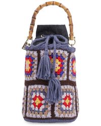 La Milanesa - Crochet Bucket Bag - Lyst