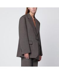 P.A.R.O.S.H. - Chestnut-Coloured Blend Jacket - Lyst