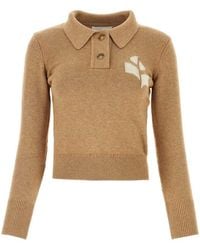 Isabel Marant - Isabel Marant Etoile Nolan Polo-inspired Sweater - Lyst