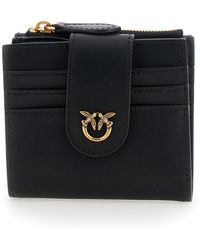 Pinko - Wallet With Love Birds Buckle On Front - Lyst