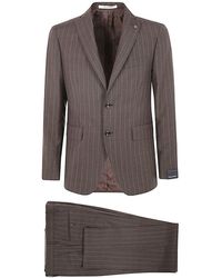 Tagliatore - Pinstriped Suit - Lyst