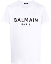Balmain Logo-print T-shirt - White