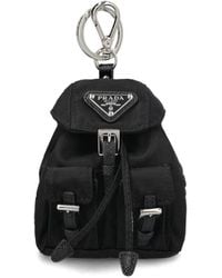 Prada - "Mini Icon" Re-Nylon Bag Charm - Lyst