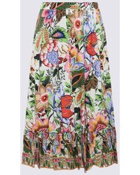 Etro - Multicolour Silk Skirt - Lyst