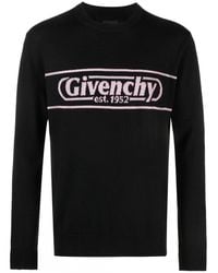 Givenchy - Merino Crew Neck Sweater - Lyst