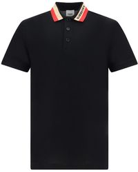 Burberry - Logo Detail Cotton Piqué Polo Shirt - Lyst