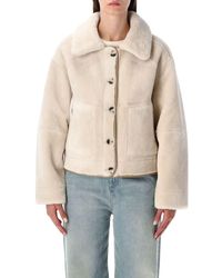 Urbancode - Reversible Faux Fur Jacket With Suede Interior - Lyst