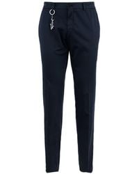 Paul & Shark - Silk And Stretch Cotton Chino Silk Trousers - Lyst