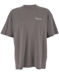Represent - Crewneck T-Shirt With Logo Lettering On The Front And Maxi Logo Print On The Rear - Lyst