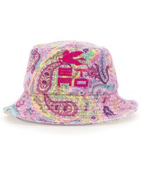 Etro - Bucket Hat With Logo Embossing - Lyst