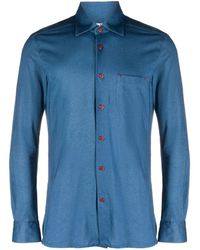 Kiton - Cotton Long Sleeve Shirt - Lyst