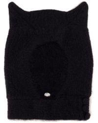 Coperni - Knitted Horn Beanie Hat - Lyst