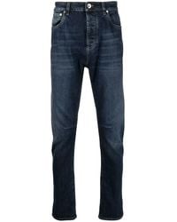 Brunello Cucinelli - Slim-fit Denim Jeans - Lyst