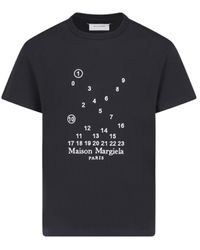 Maison Margiela - 'numeric Logo' T-shirt - Lyst
