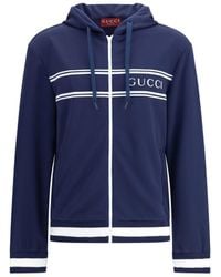 Gucci - Jersey Hoodie - Lyst
