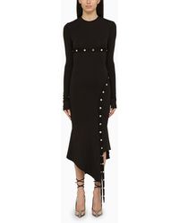 The Attico - Midi Dress With Snap Buttons - Lyst