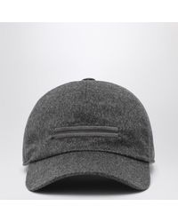 ZEGNA - Dark Baseball Cap - Lyst
