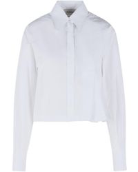 Sportmax - 'Certo' Cropped Shirt - Lyst