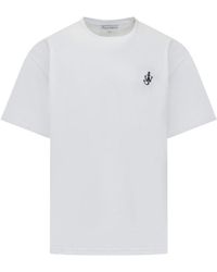 JW Anderson - Anchor Embroid T-Shirt - Lyst