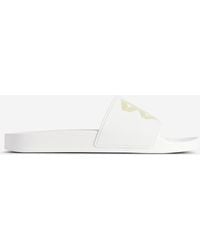 Balenciaga - Slide Logo Flip Flops - Lyst
