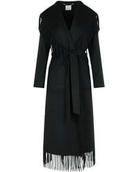 Jonathan Simkhai - 'carrie' Black Wool Blend Coat - Lyst