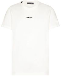 Dolce & Gabbana - T-shirt With Front Printed Logo - Lyst