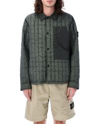 Stone Island - Quilted Shirt-Jacket - Lyst