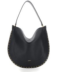 Isabel Marant - 'Oskan Hobo' Shoulder Bag With Studs Trim - Lyst