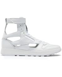 Maison Margiela - Tabi-toe Lace-up High-top Sneakers - Lyst