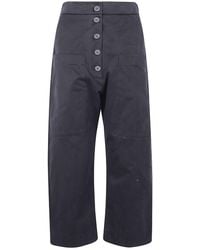 Studio Nicholson - Rounded Drop Crotch Trousers - Lyst