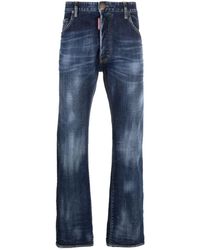 DSquared² - Low-rise Straight-leg Jeans - Lyst