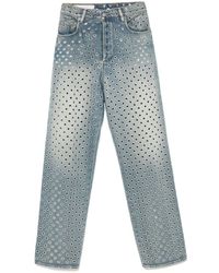 Golden Goose - Journey W's Pant Kim Sand Wash All Over Eyelet - Lyst