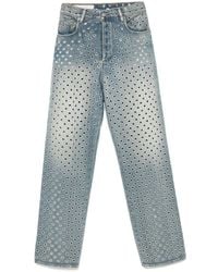 Golden Goose - Journey W's Pant Kim Sand Wash All Over Eyelet - Lyst