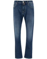 Jacob Cohen - Blue Slim Five-pocket Jeans In Cotton Denim Man - Lyst