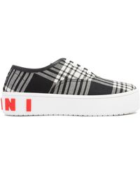 marni lace up sneakers