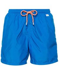 Mc2 Saint Barth - X Pantonetm Drawstring-waist Swim Shorts - Lyst