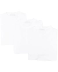 Prada - Logo Patch Cotton T-shirt - Men's - Cotton - Lyst