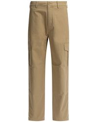 Vince - Cotton And Linen Cargo Trousers - Lyst